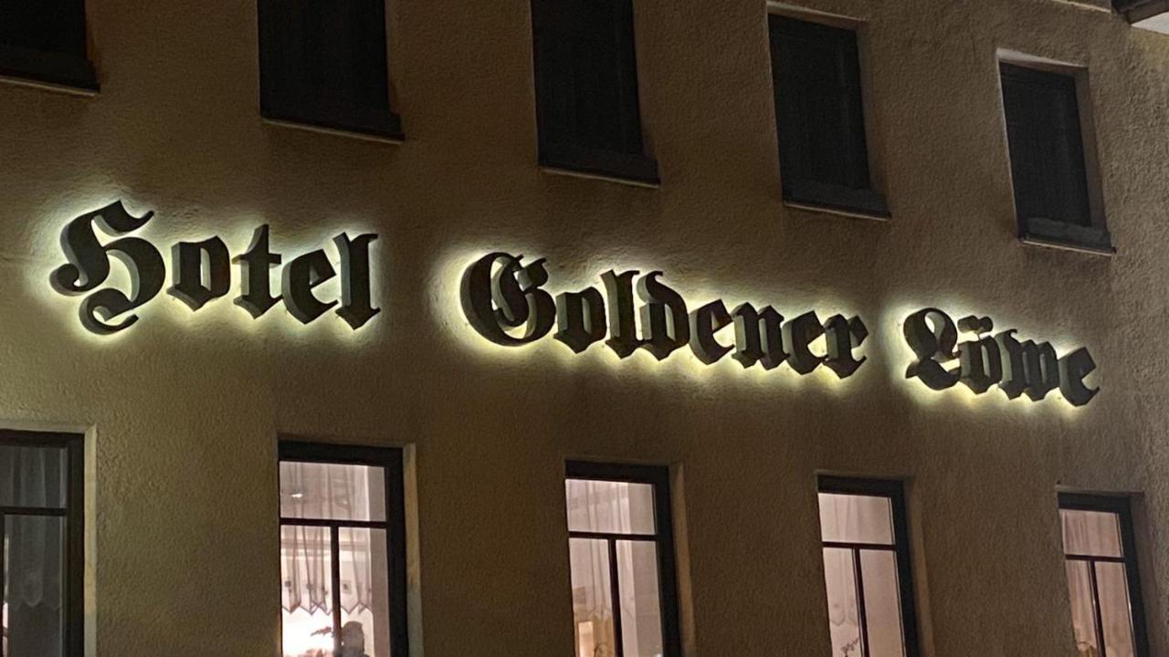 Hotel Goldener Loewe Zeulenroda-Triebes Екстериор снимка